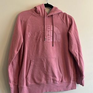 Women’s Small NorthFace pink hoodie sweatshirt